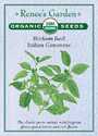 Italian Genovese Organic Heirloom Basil Seeds